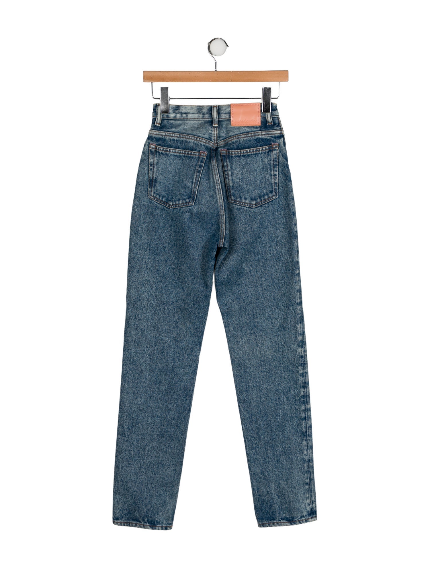 Acne Studios Mid-Rise Straight Leg Jeans